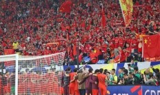 足球比赛现场球迷呐喊声不绝于耳，激情四射的简单介绍