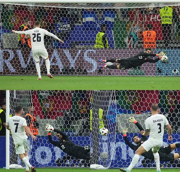 斯洛文尼亚队传控出色,成功晋级 斯洛文尼亚队传控出色,成功晋级