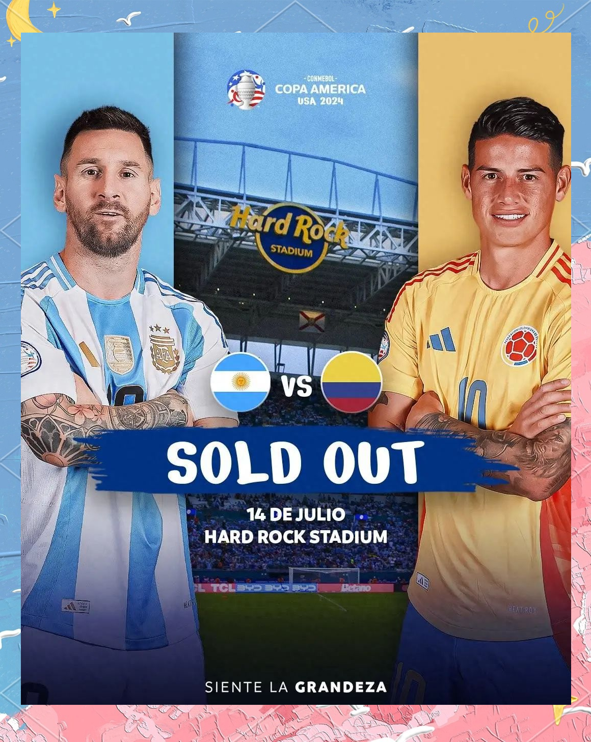 梅西破门领衔阿根廷击败哥伦比亚，成功进入美洲杯四强的简单介绍